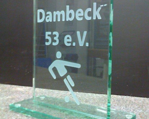 Sandstrahlarbeit Auszeichnung SV Dambeck